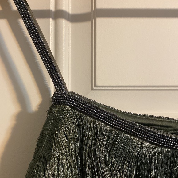 NWT Anthropologie Pankaj & Nidhi Fringed Mini Dress - Picture 6 of 10